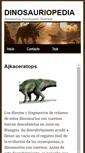 Mobile Screenshot of dinosauriopedia.com